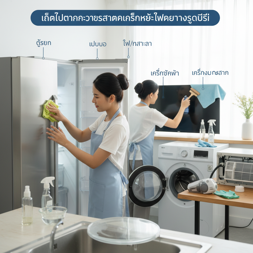 คู่มือการเลือกซื้อและดูแลรักษาเครื่องใช้ไฟฟ้าให้คุ้มค่าตลอดอายุการใช้งาน