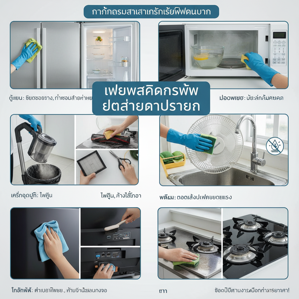 คู่มือการเลือกซื้อและดูแลรักษาเครื่องใช้ไฟฟ้าให้คุ้มค่าตลอดอายุการใช้งาน